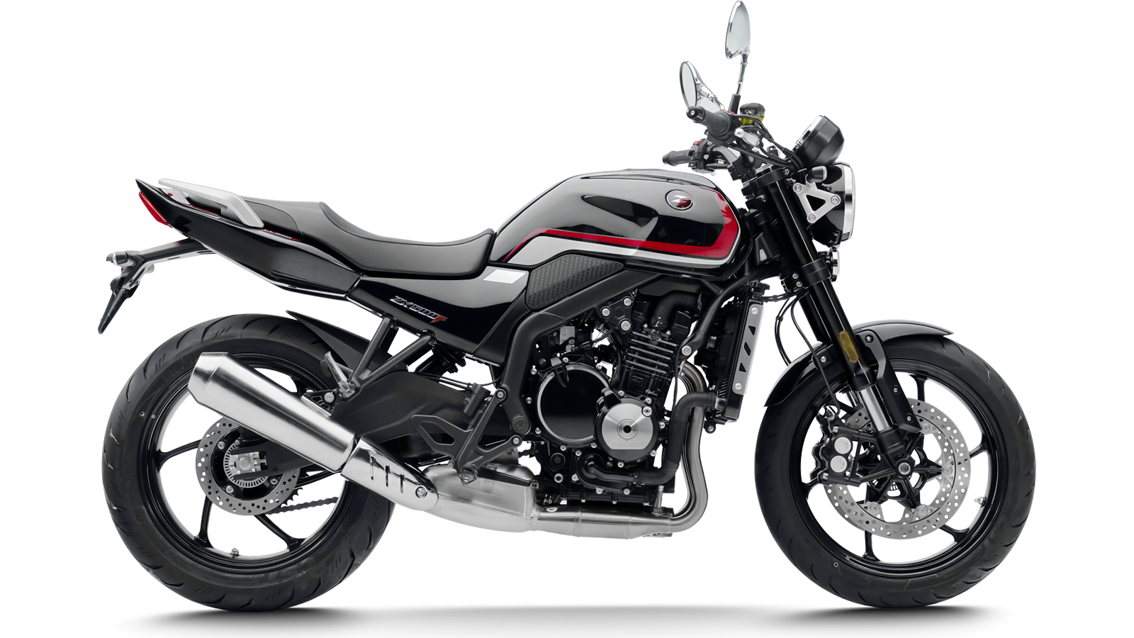 ZXMOTO Black WSBK ZXMOTO 500F sports motorcycle with sleek design and sporty features, ideal for motorcycle enthusiasts.